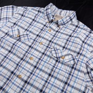 Duluth Button Down Short Sleeve Shirt Mens XL Tall